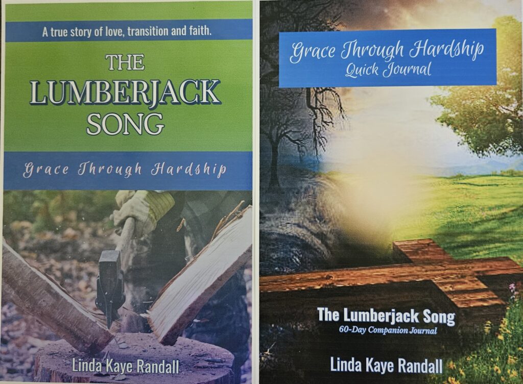 Book covers for 'The Lumberjack Song' by Linda Kaye Randall.
